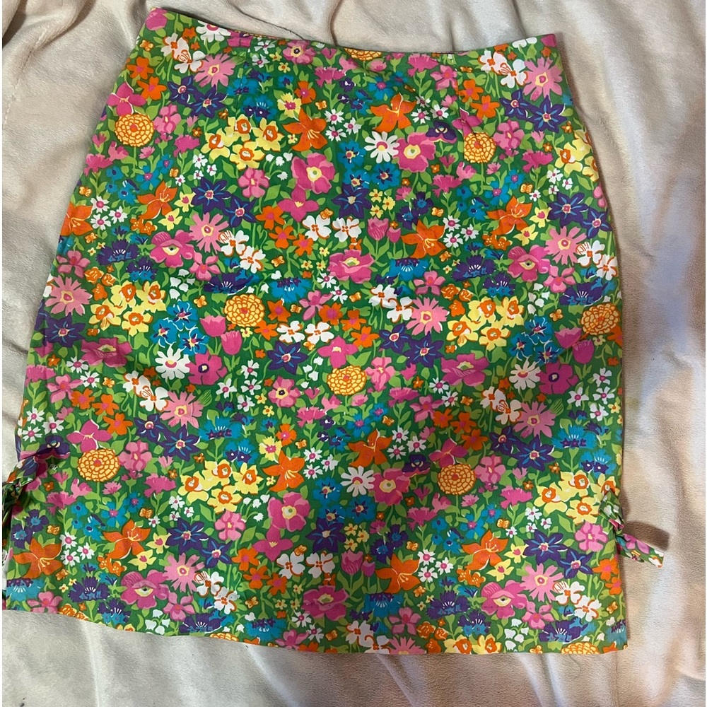 Lilly Pulitzer flower skirt